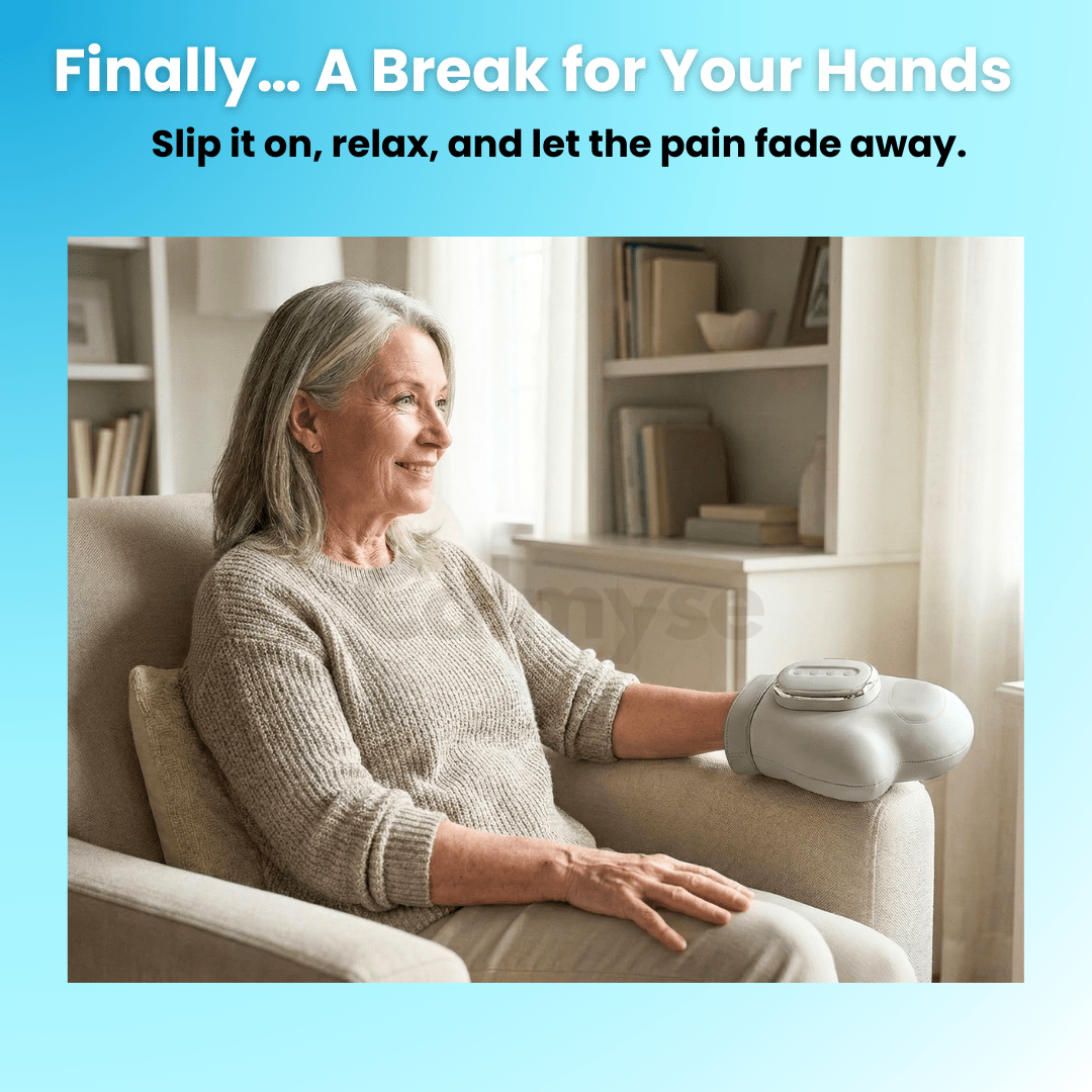 Hand Massager for Arthritis & Stiff, Aching Hands - Calmyse