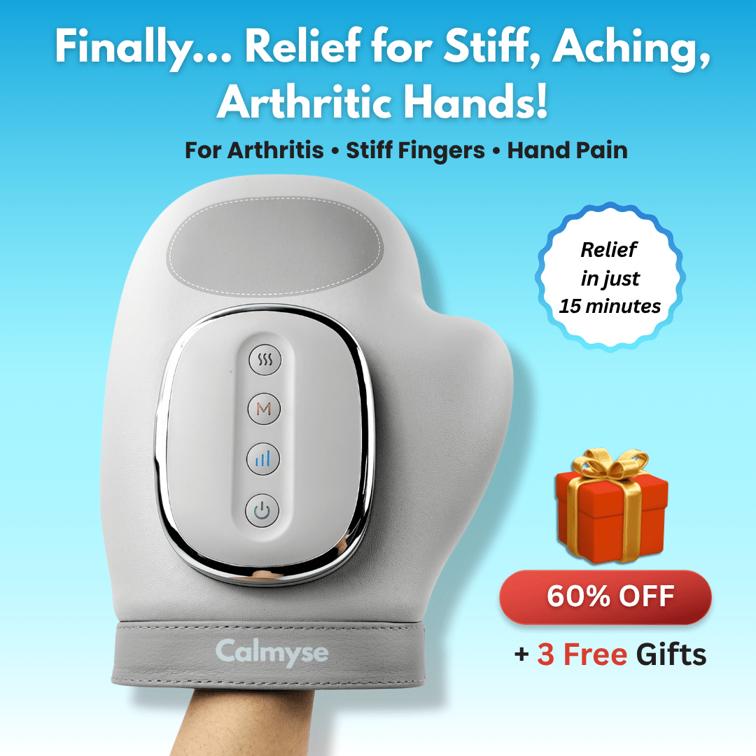 Hand Massager for Arthritis & Stiff, Aching Hands - Calmyse