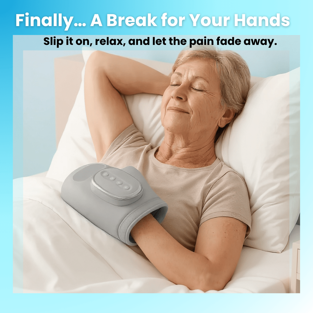 Hand Massager for Arthritis & Stiff, Aching Hands - Calmyse