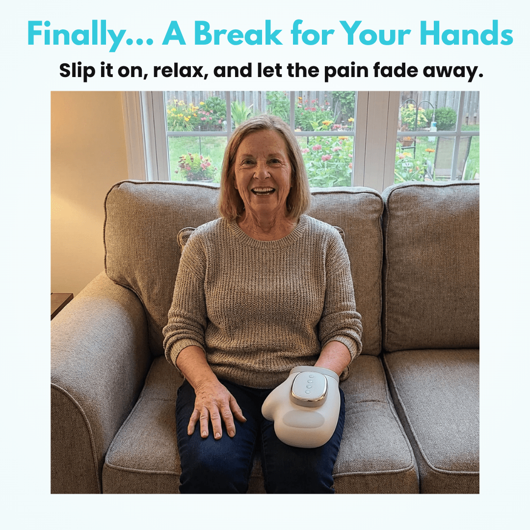 Hand Massager for Arthritis & Stiff, Aching Hands - Calmyse