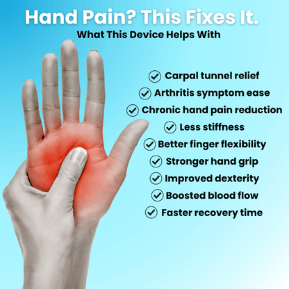 Hand Massager for Arthritis & Stiff, Aching Hands - Calmyse
