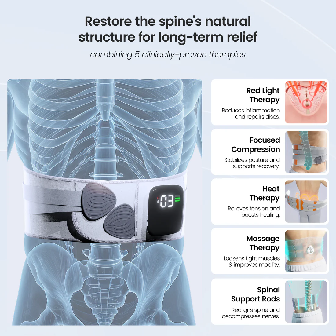 Calmyse SpineRx™ Therapy Belt